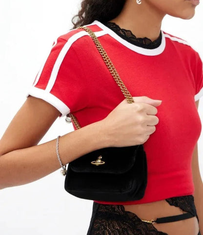 Velvet Crossbody Saturn Bag