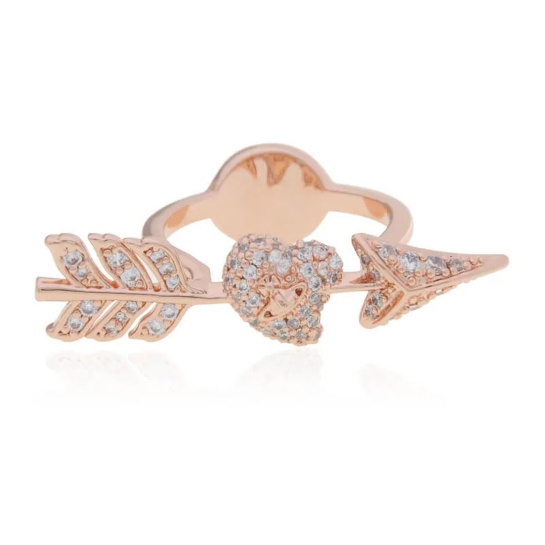 Cupid’s Arrow Heart Ring