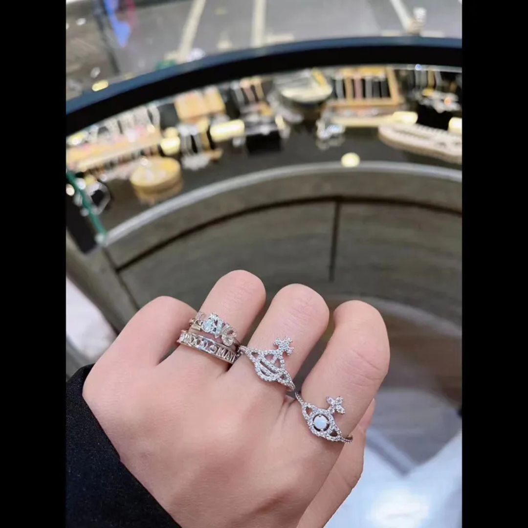 Love Emblem Crystal Ring