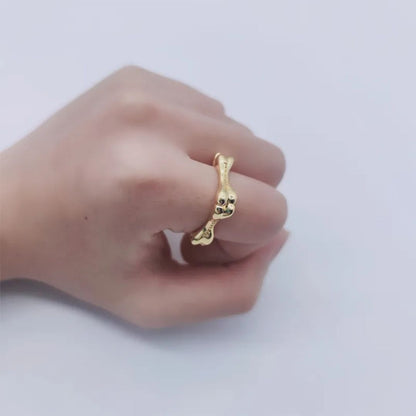 Bone-Link Sculpted Ring