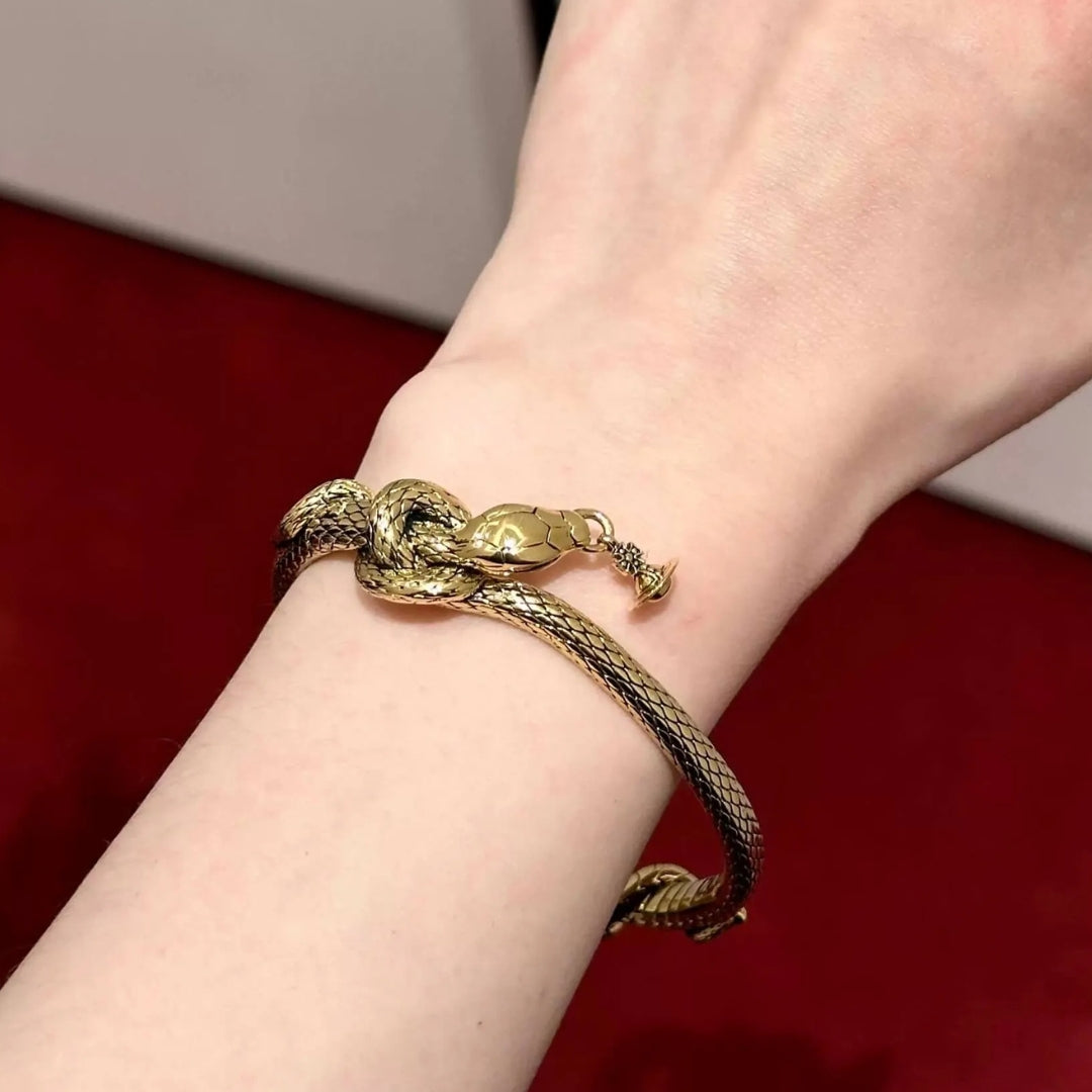 Twisted Serpent Chain Bracelet