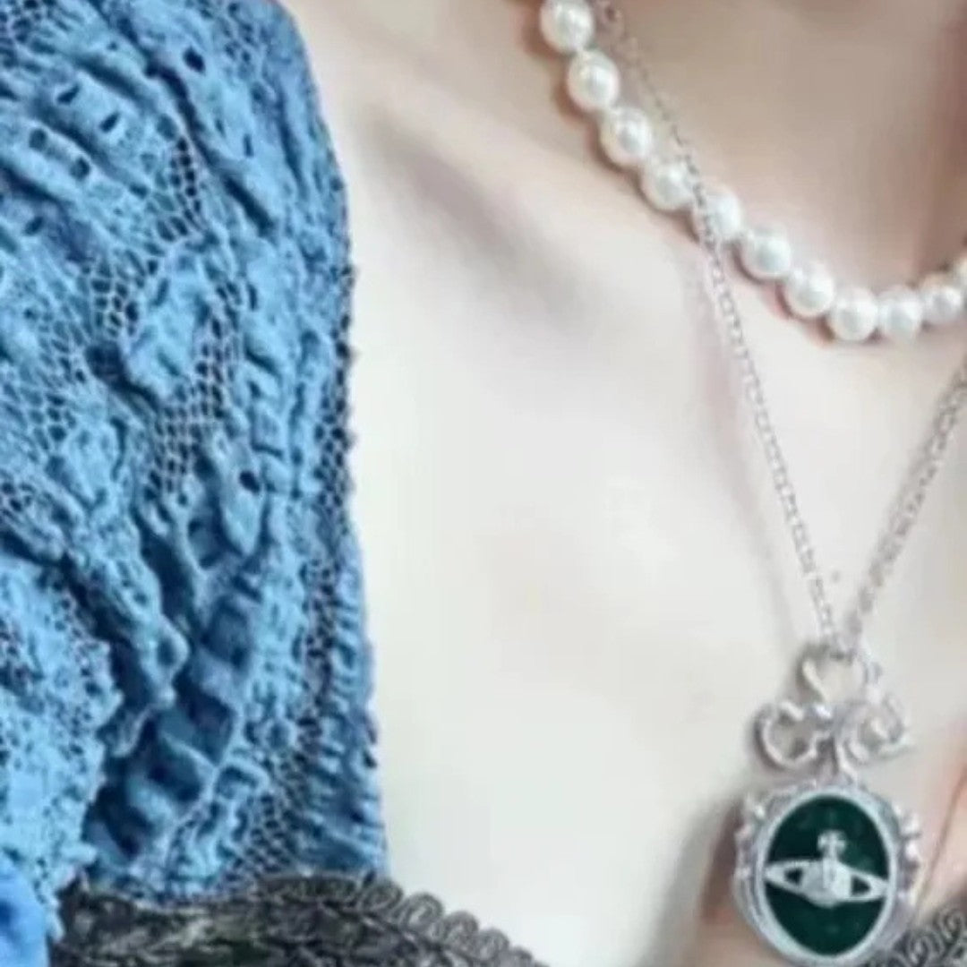 Vintage Mermaid Pendant Necklace