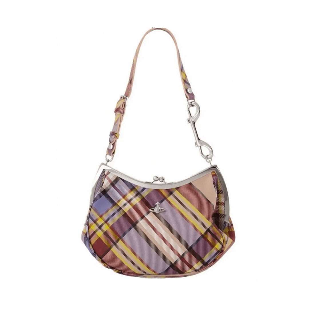 Charm Frame Purse With Chain