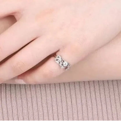 Love Emblem Crystal Ring