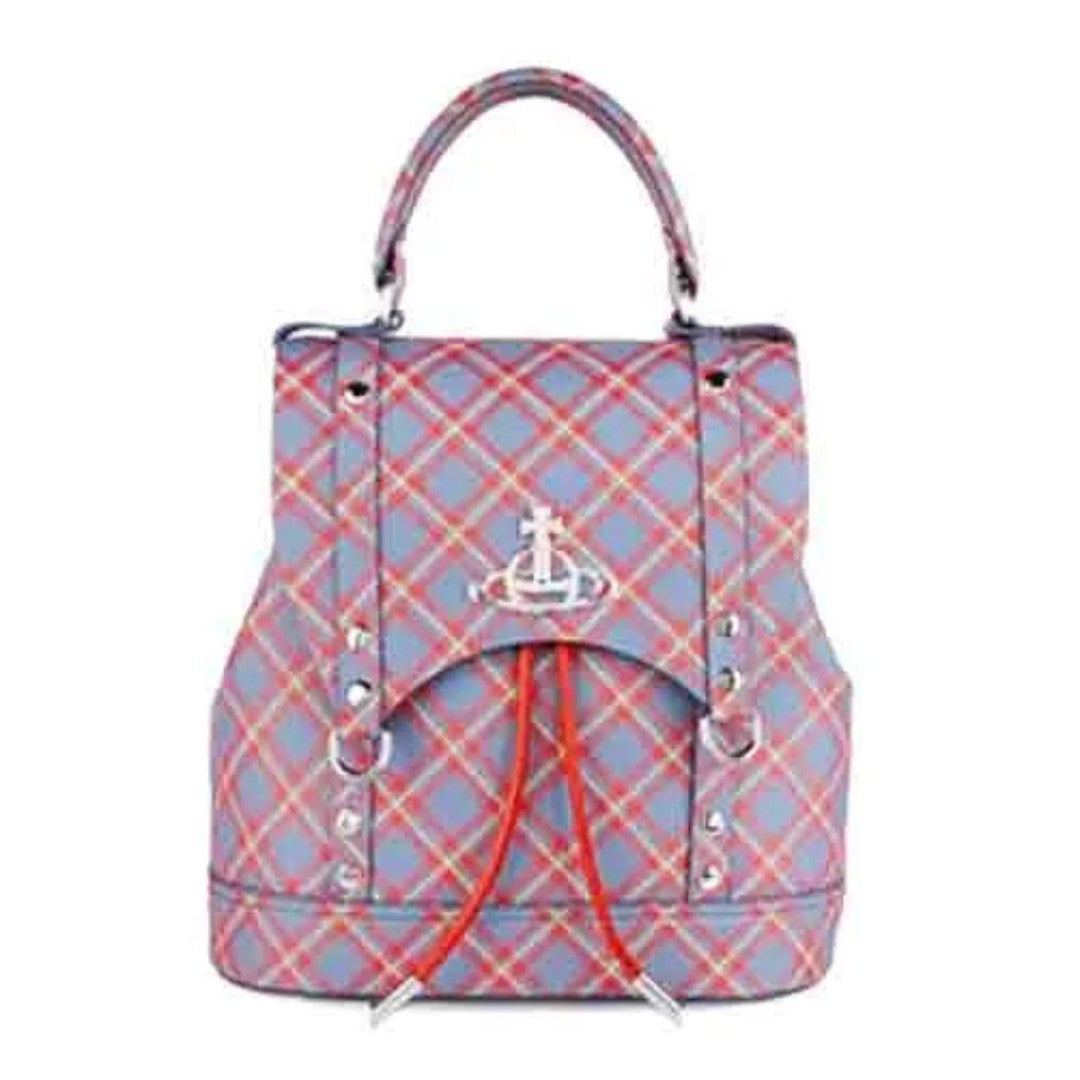 Blue Plaid Vivienne Westwood Bag Collection