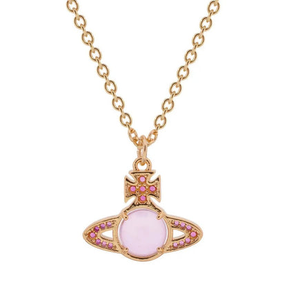 PETULLA Fortune Saturn Necklace