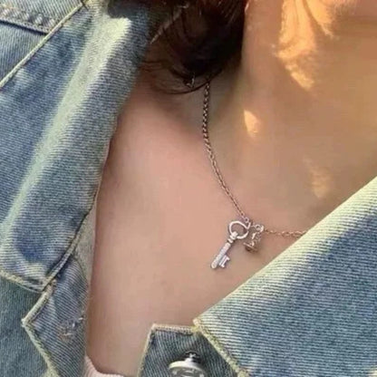 EUNICE Key Charm Necklace