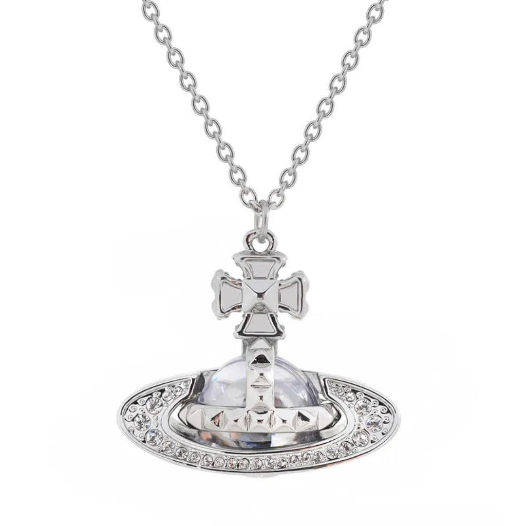 PINA Riveted Orb Necklace