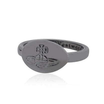 Orb Crest Signet Ring