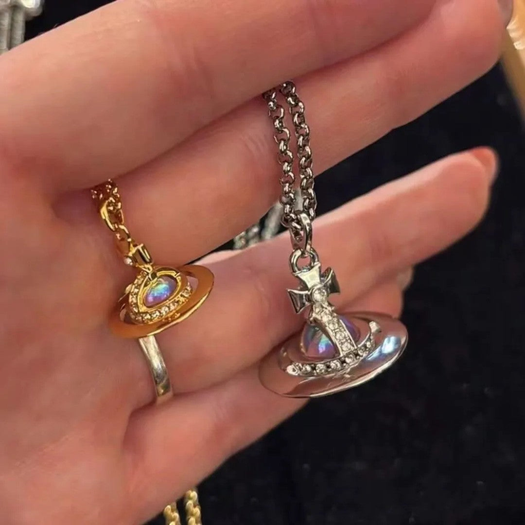 NEW 20MM 10MM 6MM Tiny Orb Pendant Necklace