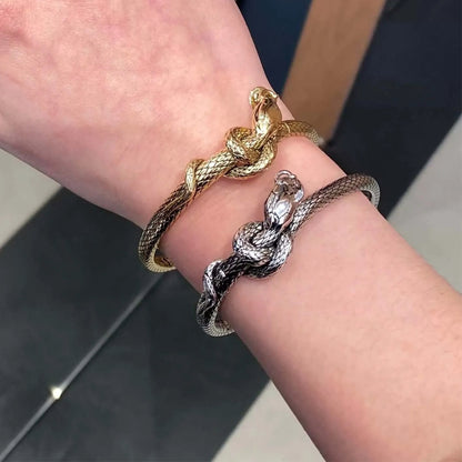 Twisted Serpent Chain Bracelet