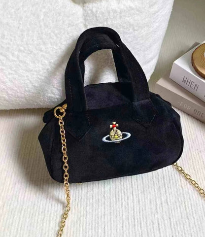 Mini Velvet Chain Yasmine Bag with Dust Bag