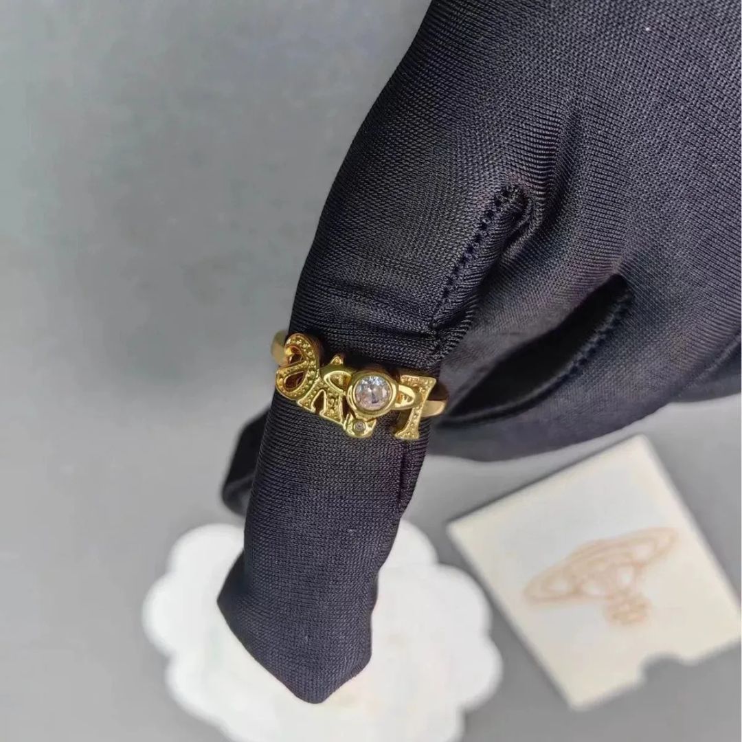 Love Emblem Crystal Ring