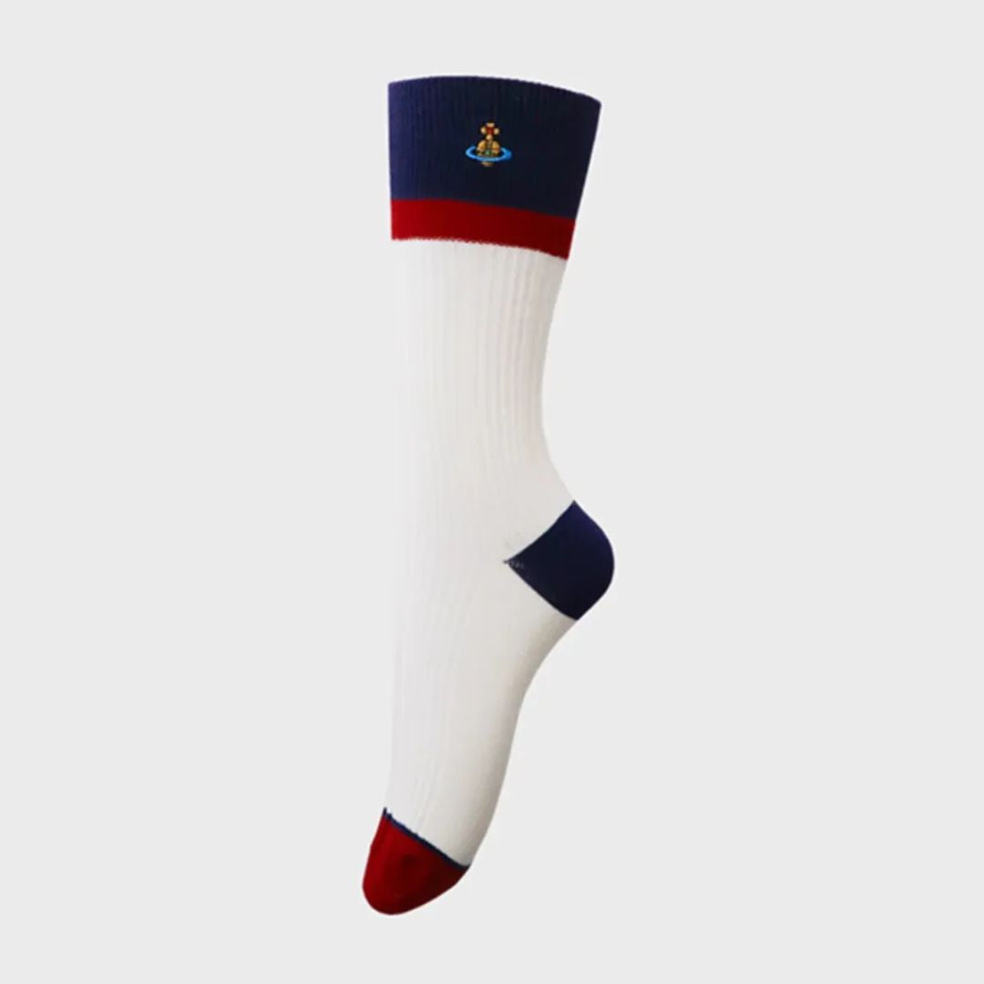 Tri-Tone Orb Logo Crew Socks