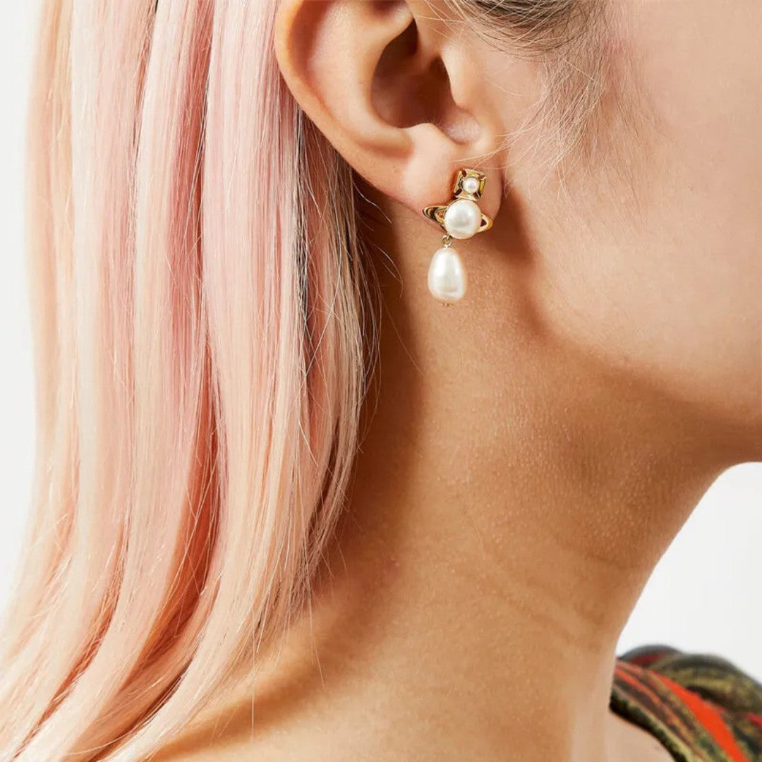 INASS Detachable Pearl Earrings