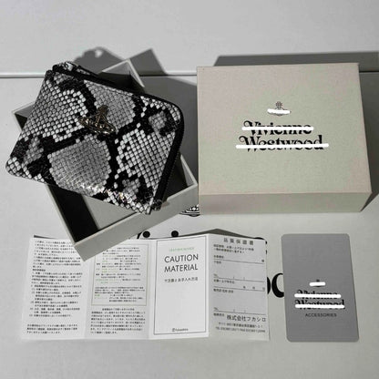 Snake Pattern Saturn Wallet