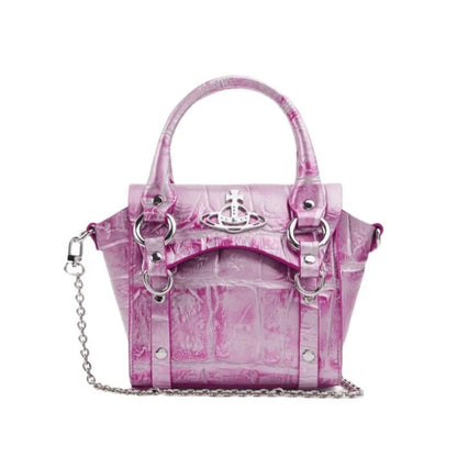 Croc-Effect Betty Mini Handbag