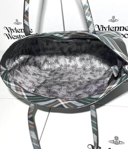 Classic Plaid Saturn Tote