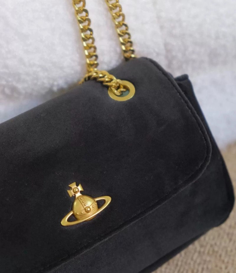 Velvet Crossbody Saturn Bag