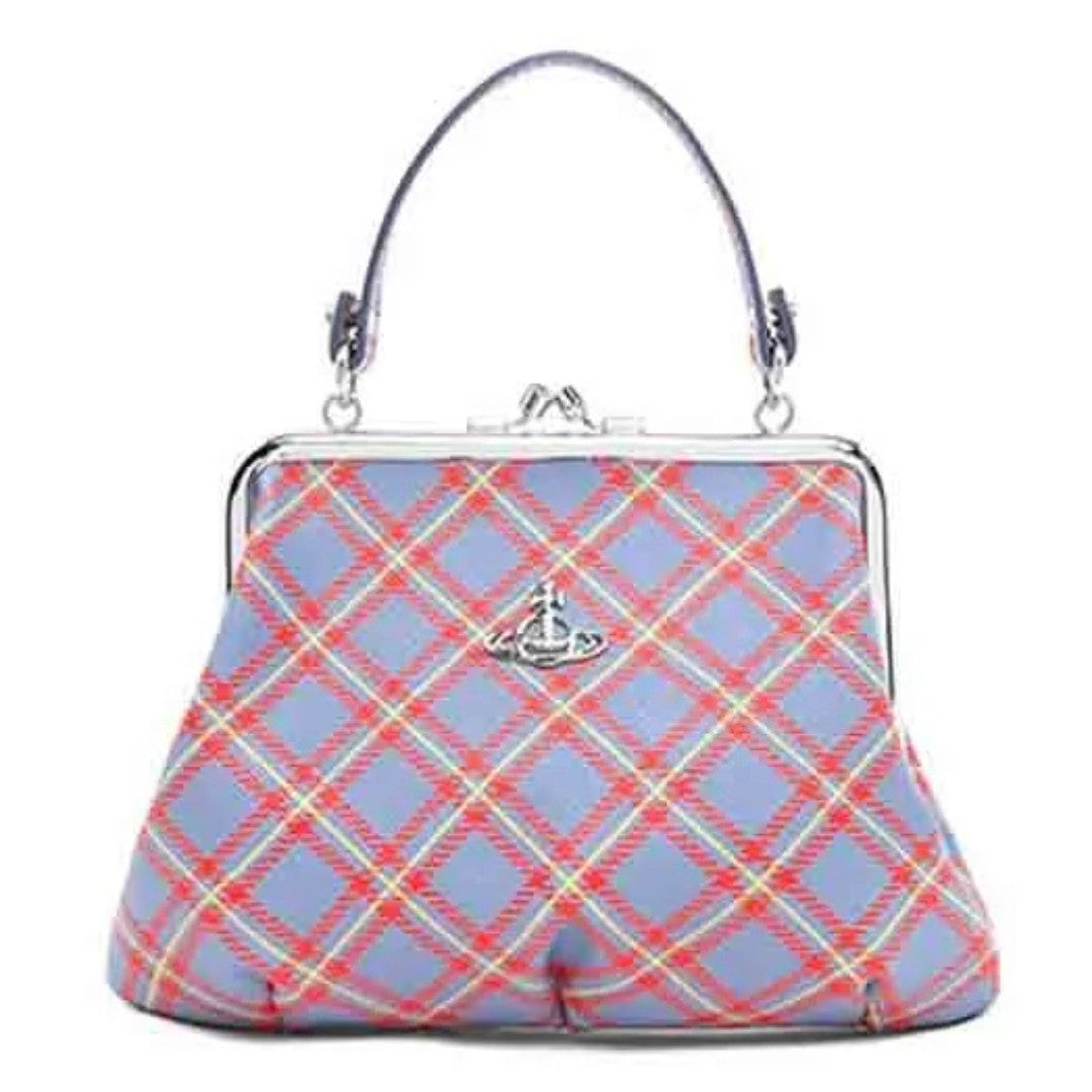 Blue Plaid Vivienne Westwood Bag Collection