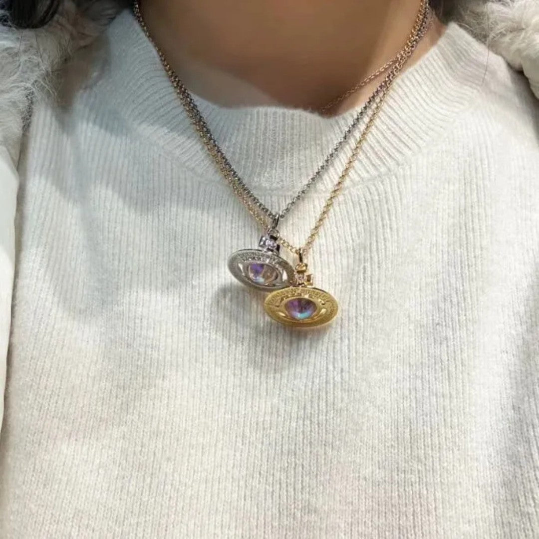 NEW 20MM 10MM 6MM Tiny Orb Pendant Necklace