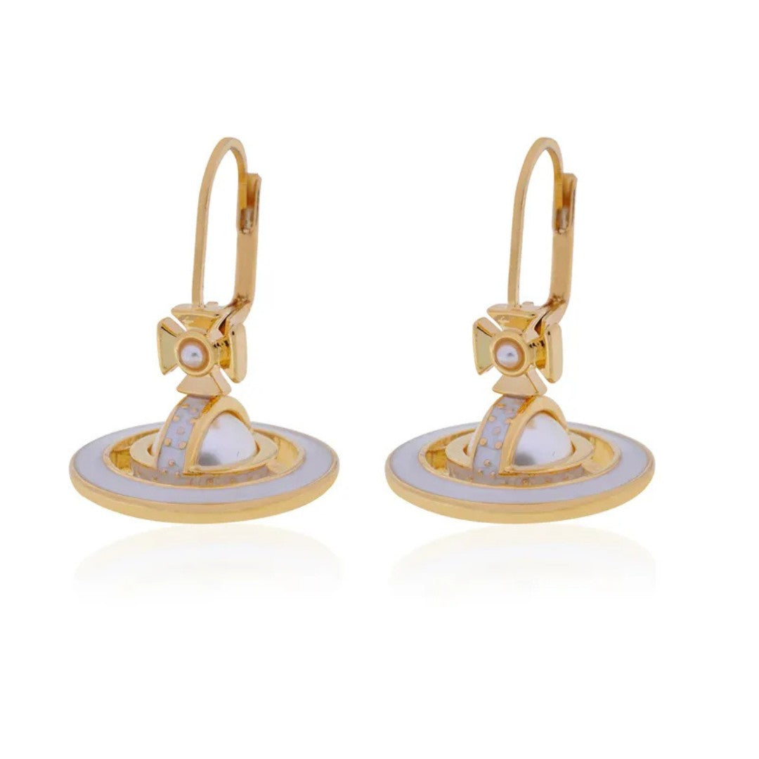 SIMONETTA Lacquered Saturn Earrings