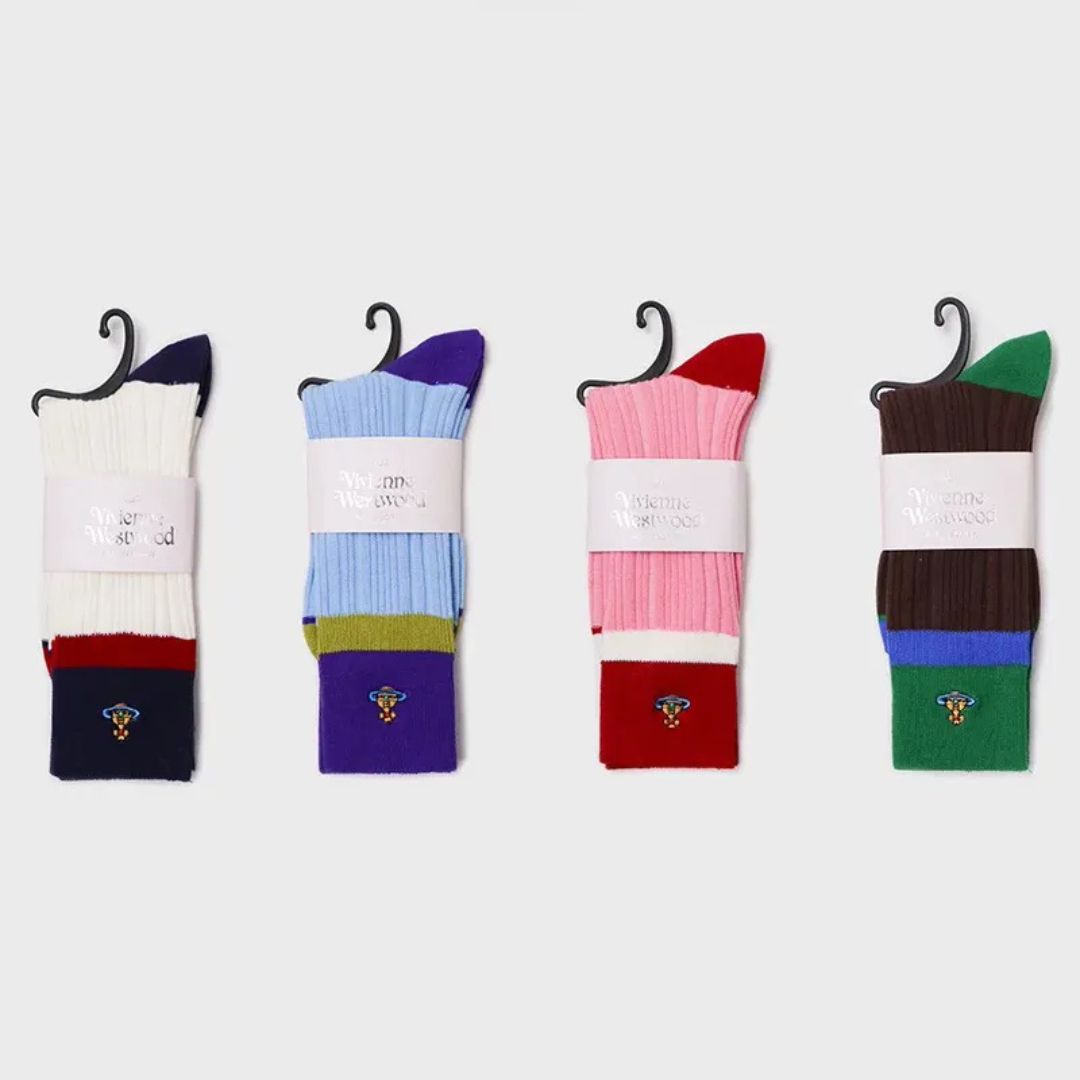 Tri-Tone Orb Logo Crew Socks