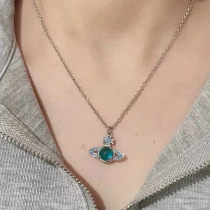 PETULLA Fortune Saturn Necklace