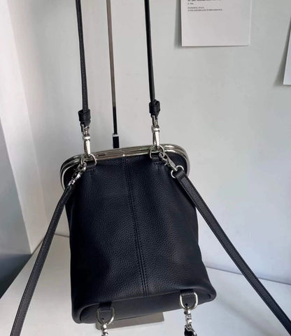 Cylinder Leather Shoulder Bag