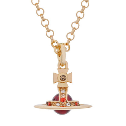 6MM ORB Classic Saturn Pendant Necklace (with box)