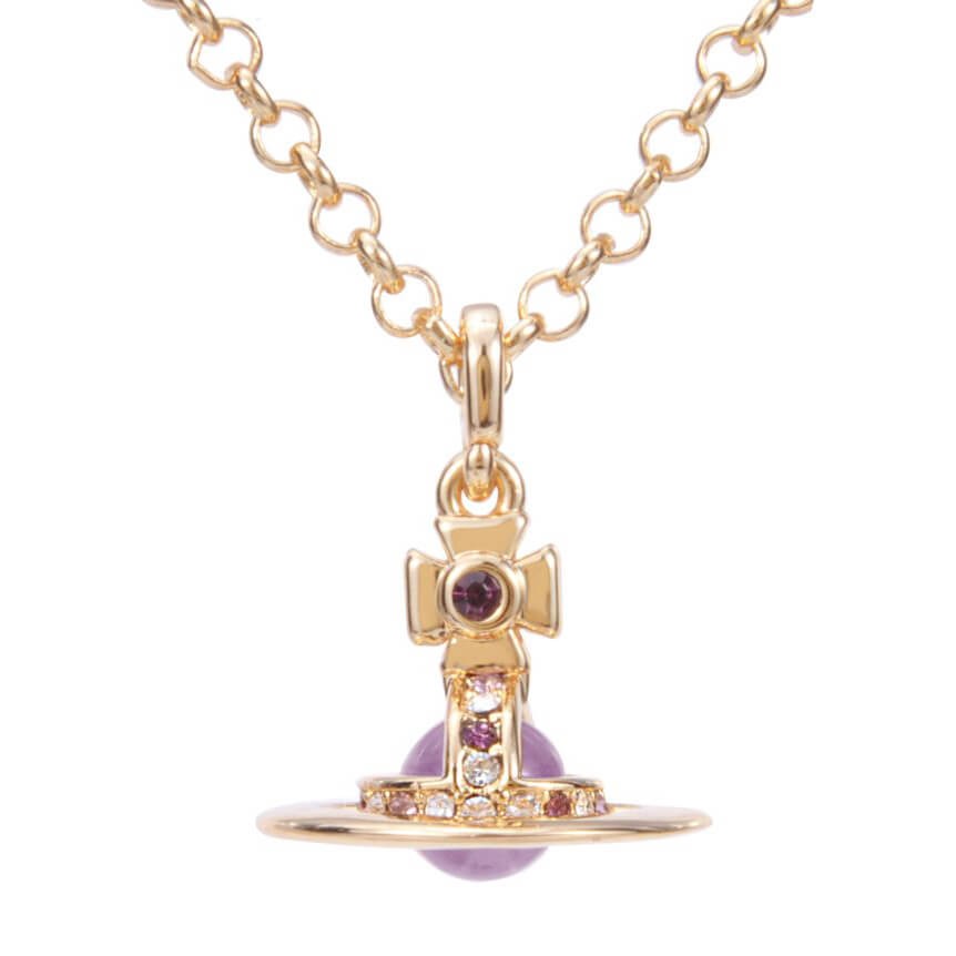 6MM ORB Classic Saturn Pendant Necklace (with box)