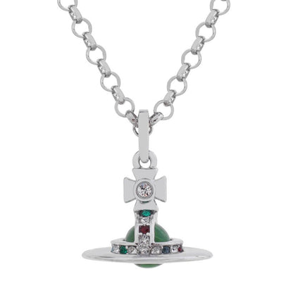 6MM ORB Classic Saturn Pendant Necklace (with box)