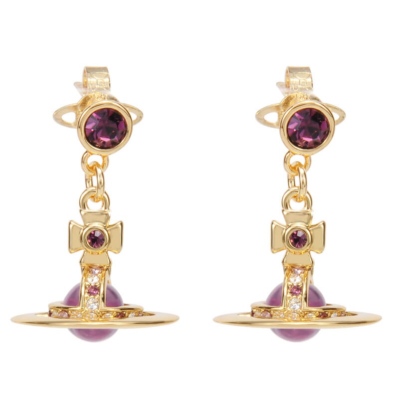 6MM ORB Classic Saturn Earrings (with box)