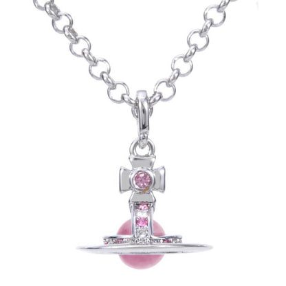 6MM ORB Classic Saturn Pendant Necklace (with box)