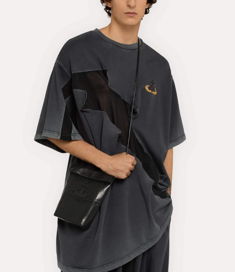 Saturn Logo Crossbody Pouch