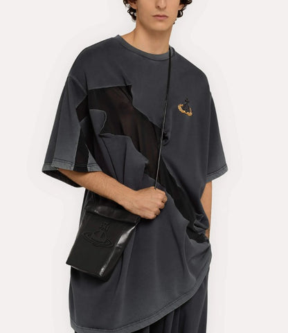 Saturn Logo Crossbody Pouch