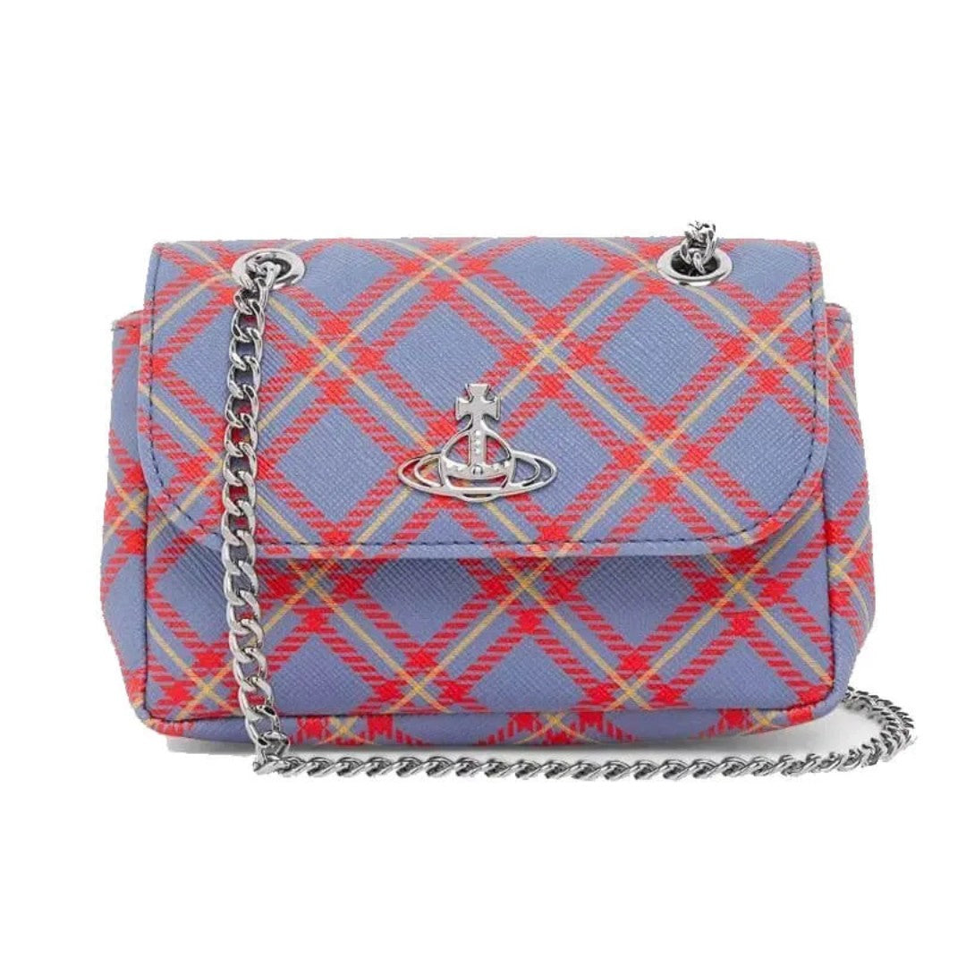 Blue Plaid Vivienne Westwood Bag Collection
