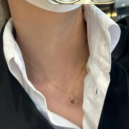 PETULLA Fortune Saturn Necklace