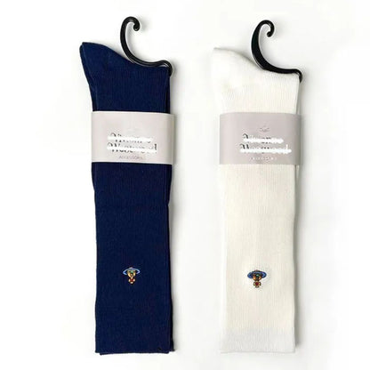 Minimalist Orb Logo Knee-High Socks