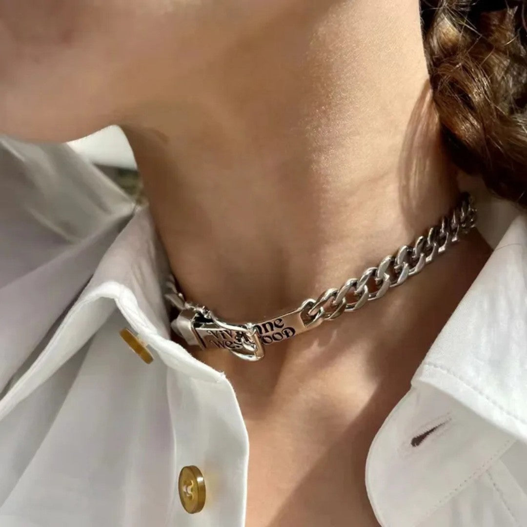 AUGUSTINA Belt Buckle Necklace