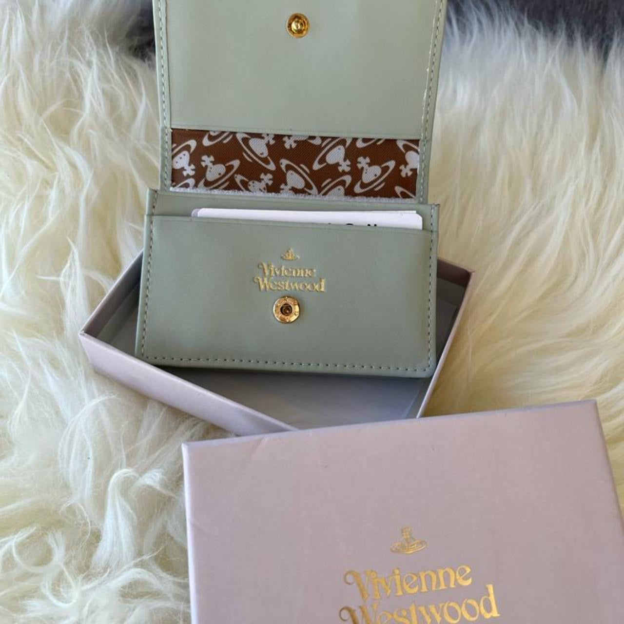 Turquoise Leather Wallet (with box)