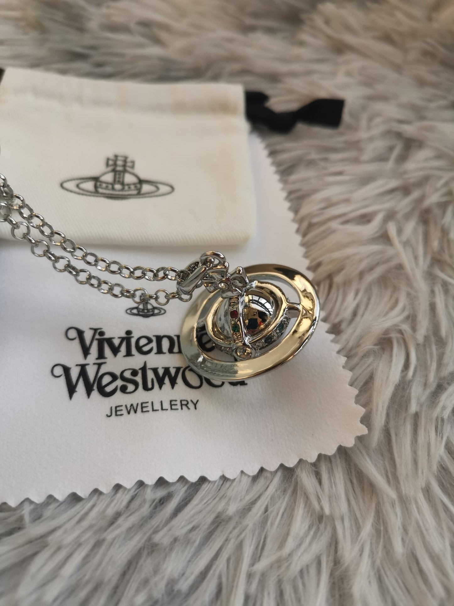 Silver Hidden Compartment Necklace (with box)