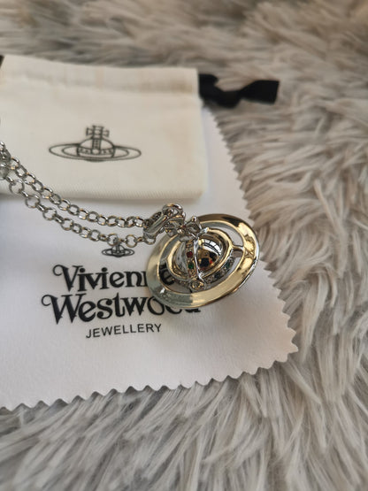 Silver Hidden Compartment Necklace (with box)