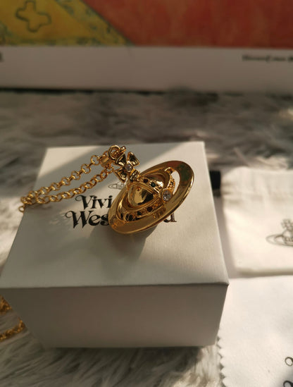 Gold Container Necklace (with box)