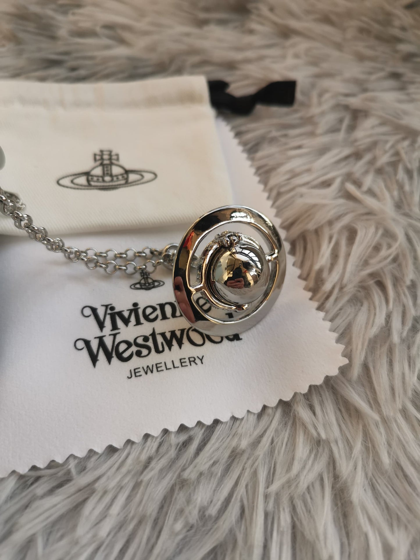 Silver Hidden Compartment Necklace (with box)