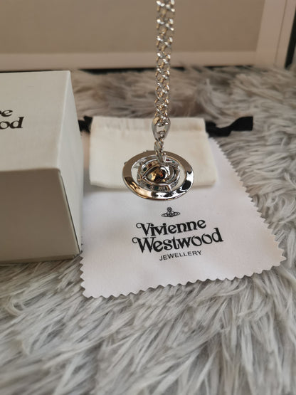 Silver Hidden Compartment Necklace (with box)