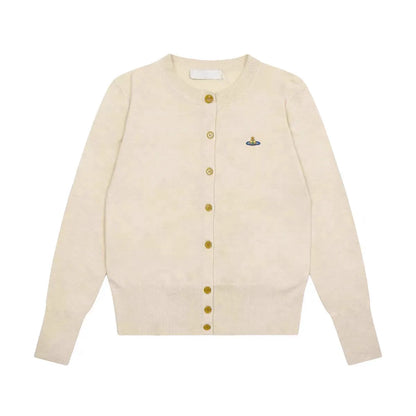 Classic Knit Button-Up Cardigan