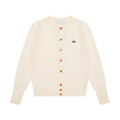 Classic Knit Button-Up Cardigan