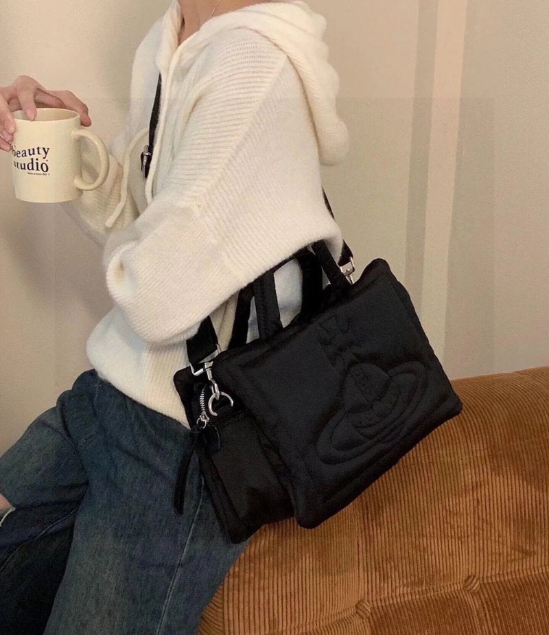 Square Padded Saturn Bag