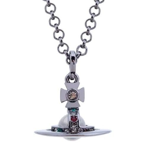 6MM ORB Classic Saturn Pendant Necklace (with box)